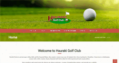 Desktop Screenshot of haurakigolf.co.nz